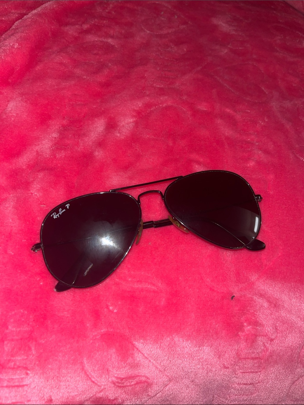 Ray-Ban Kids Black Aviator Sunglasses with Dark Lenses